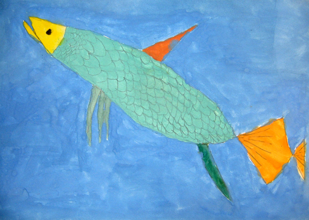 Фантастическая рыба (Василий, 7 лет)