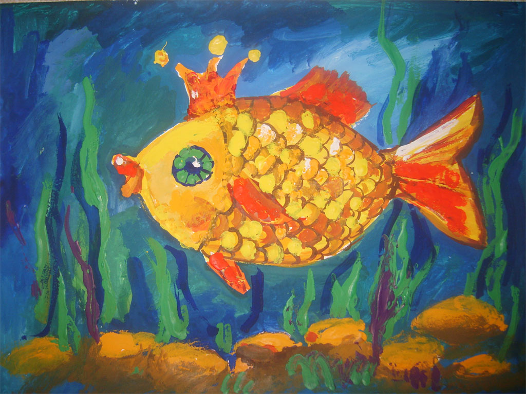 Принцесса-рыбка (Юрий, 6 лет)