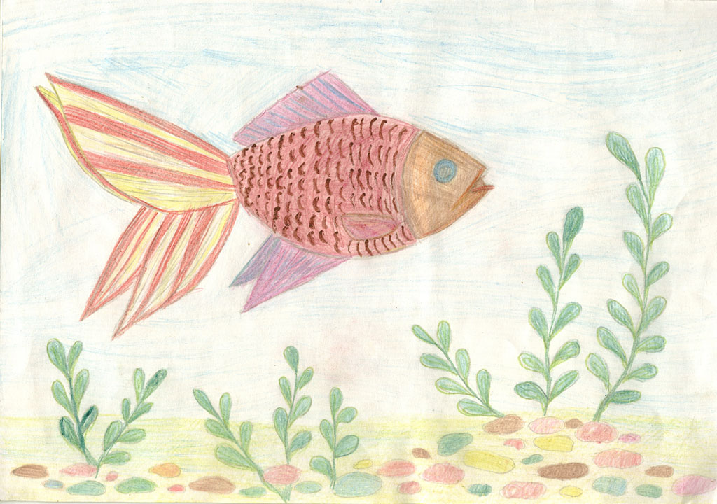 Моя золотая рыбка (Сабина, 8 лет)