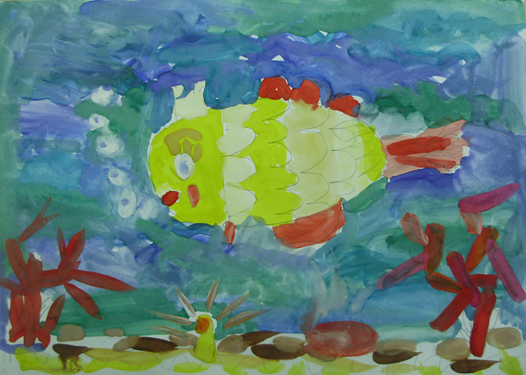 Золотая рыбка (Ишбулатова Элина, 4 года)