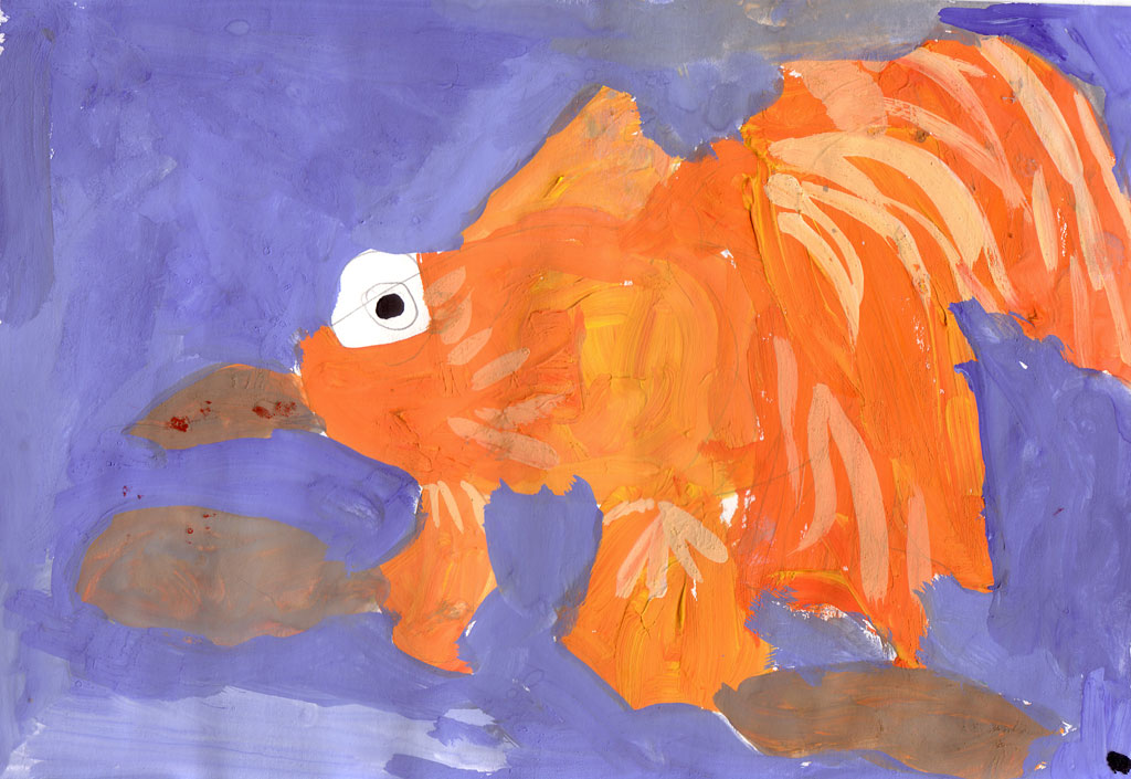 Золотая рыбка (Настя, 5 лет)
