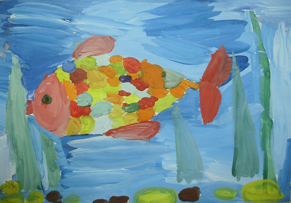 Зеркальная рыбка (Ефимова Ира, 8 лет)