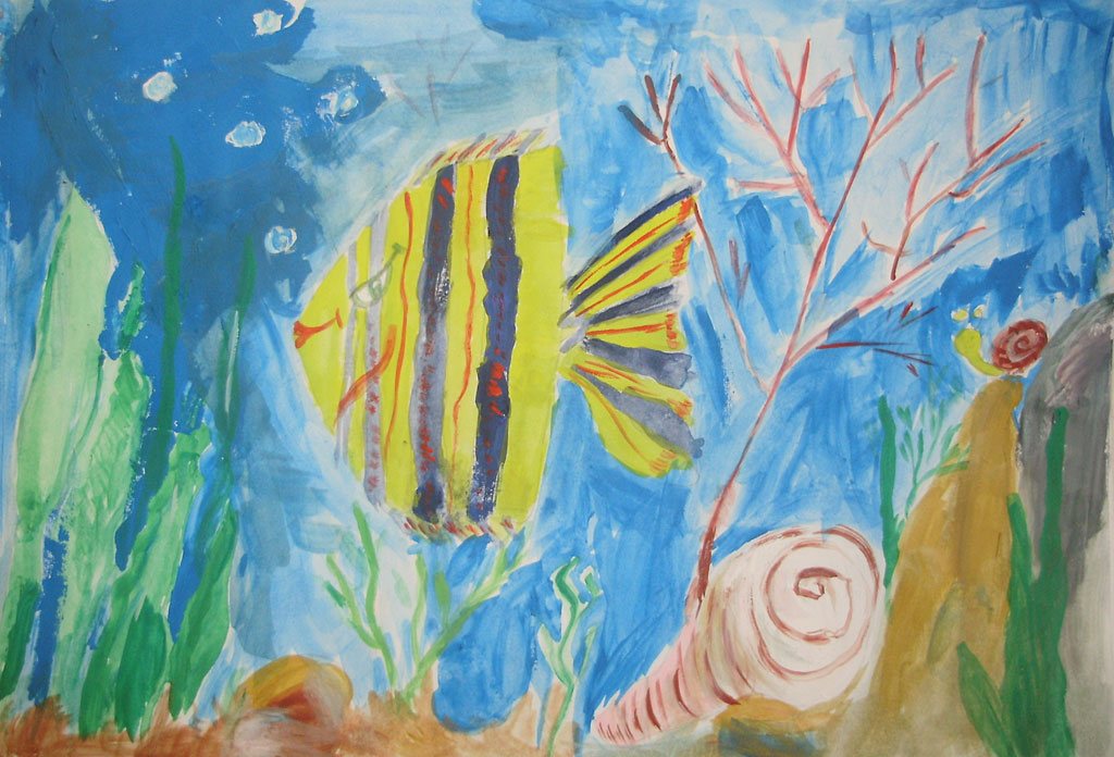 Рыбка-красавица (Бобровская Валерия, 9 лет)
