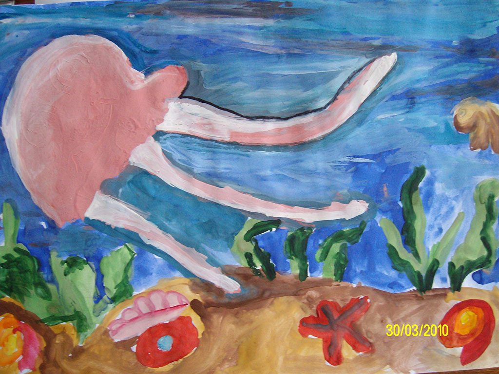 Розовая медуза (Любомиров Данила, 8 лет)