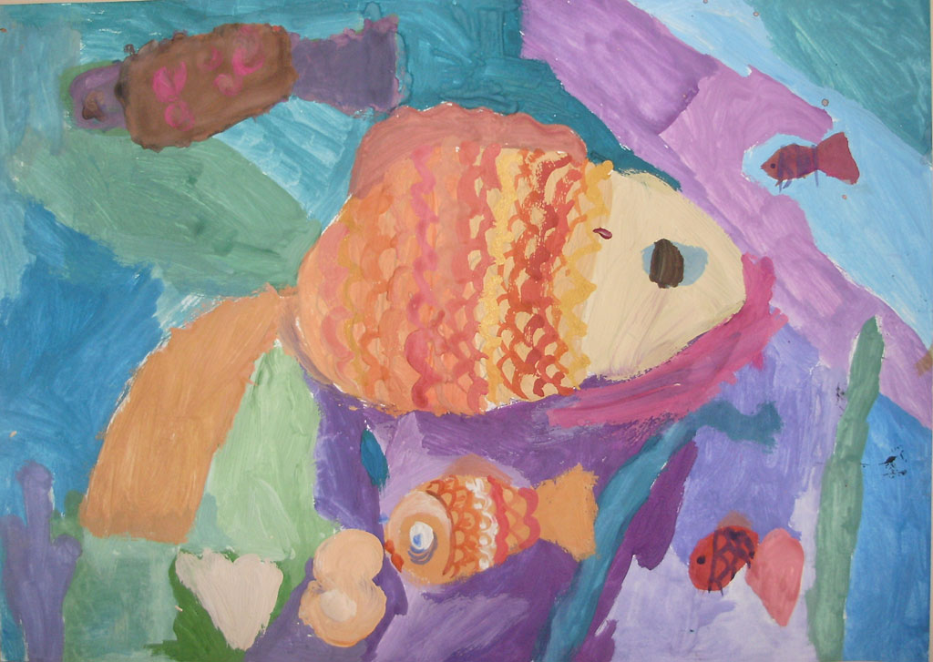 Рыбка скромница (Исаева Саша, 7 лет)