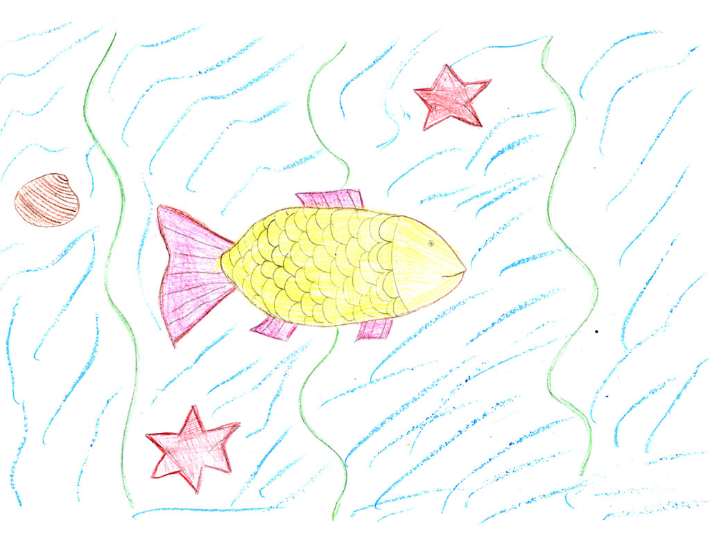 Золотая рыбка (Кристина, 5 лет)