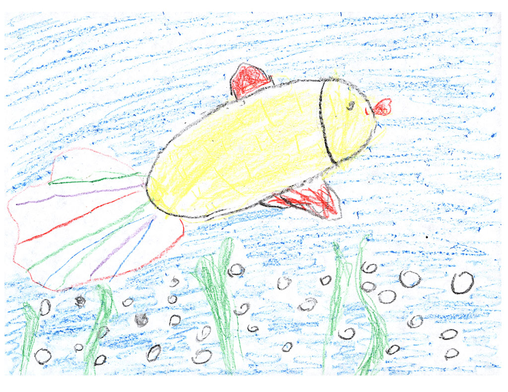 Золотая рыбка (Дарья, 5 лет)