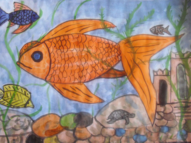 Золотая рыбка (Ульяна, 8 лет)