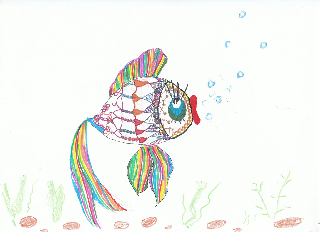Золотая рыбка (Марина, 8 лет)