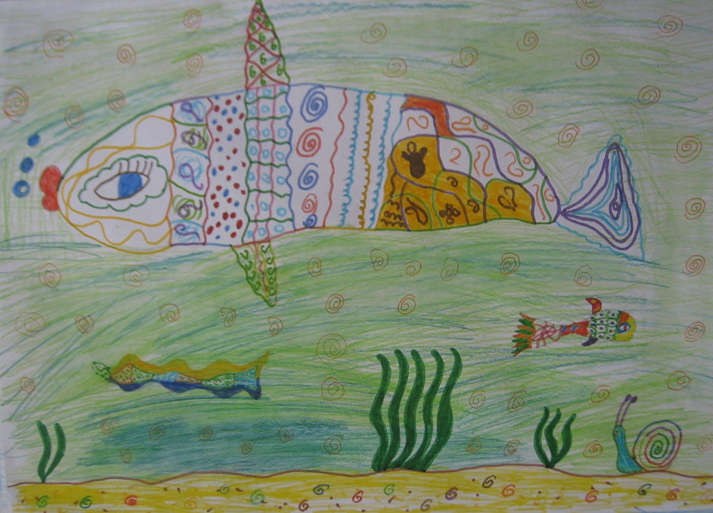 Белянка в солнечном море (Валерия, 9 лет)