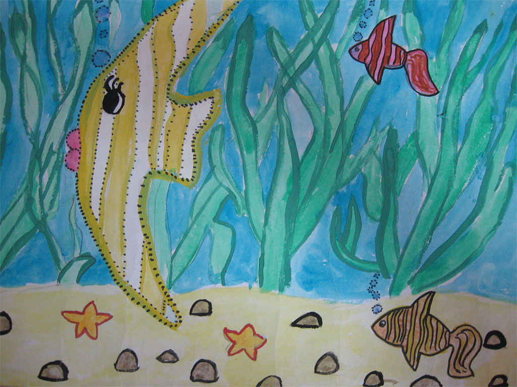Рыбка-месяц (Дарья, 9 лет)