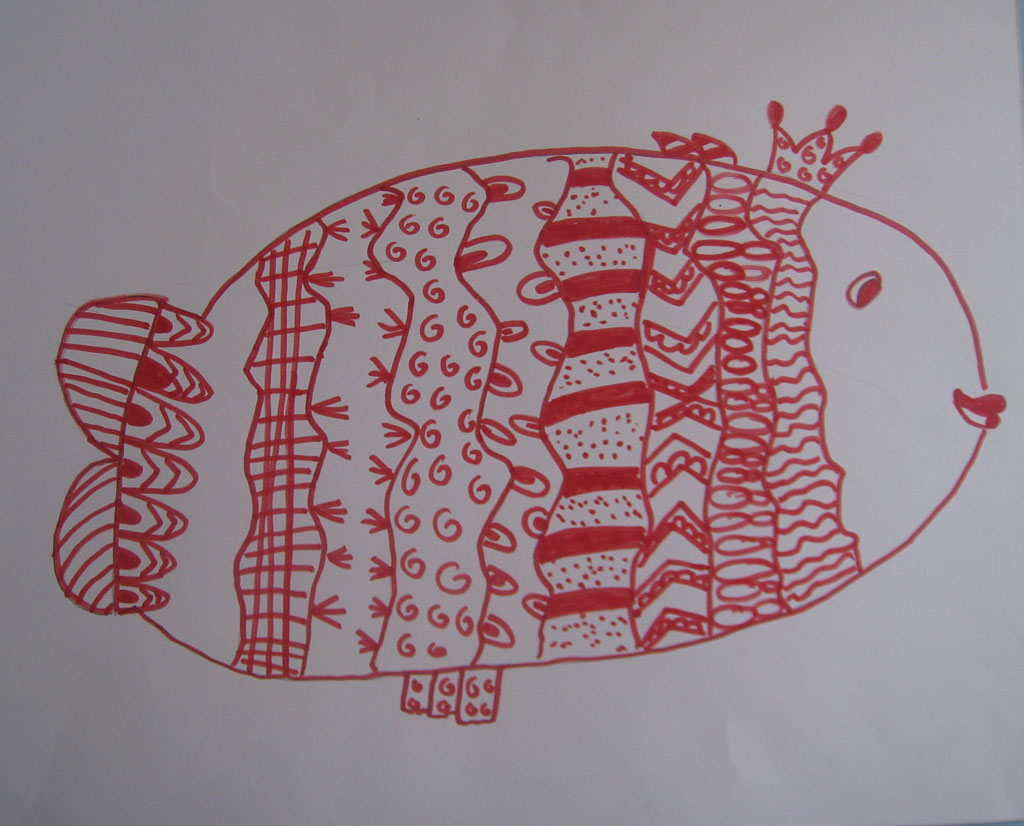 Рыба-линия (Диана, 7 лет)