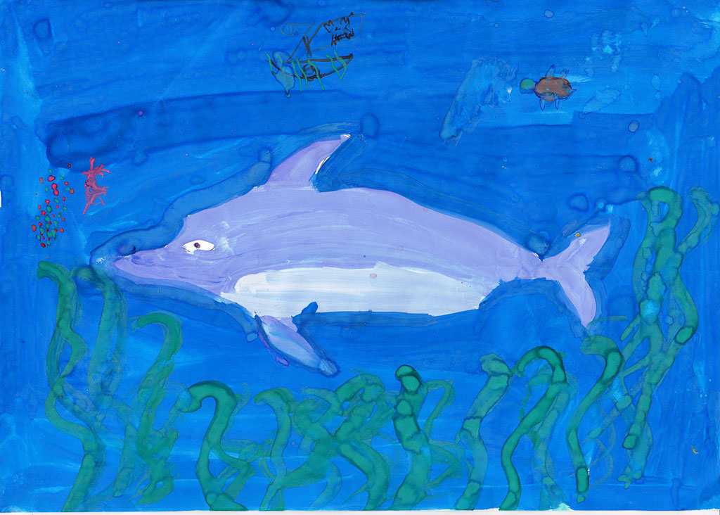Дельфин (Гаджимагомедрва Аделина, 9 лет)