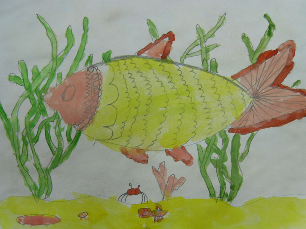 Рыбка золотая (Мариненко Александр, 7 лет)