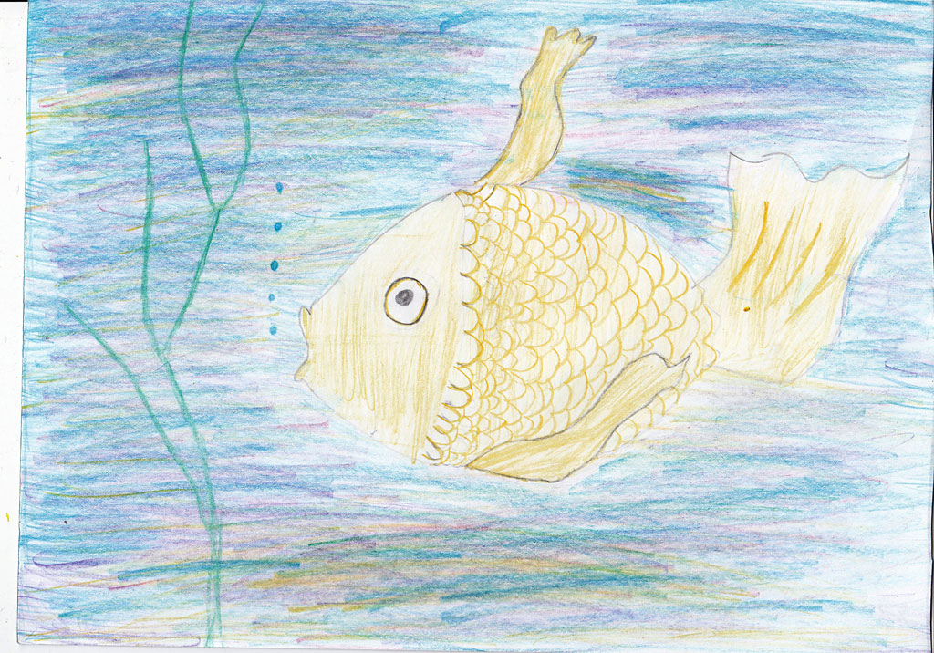 Моя рыбка (Кузнецова Настя, 10 лет)