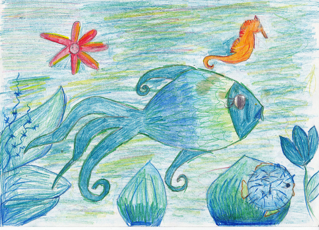 Удивительная рыба (Косенко Дарья, 10 лет)